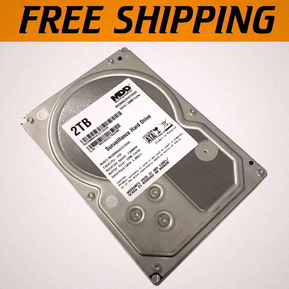 2TB 3.5" Surveillance HDD for CCTV System