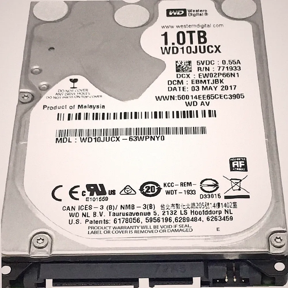 Laptop & PS4 Game Console 1TB 2.5" SATA Hard Drive