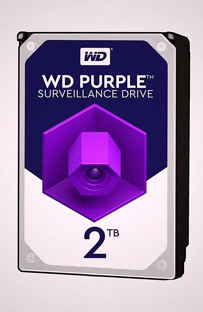 WD Purple 2TB Surveillance Hard Disk 5400 RPM Class SATA 6 Gb 64MB 3.5 Inch DVR